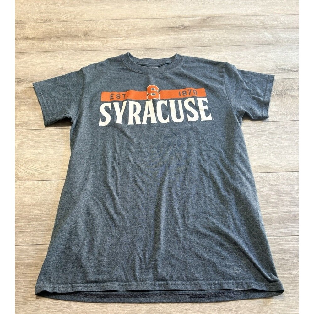 Syracuse Est 1870 University Orange White Charcoal Heather Gray SS T Men's S